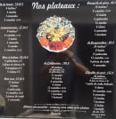 Carte et menu de L'écailler Du Port à Carqueiranne — Plateaux