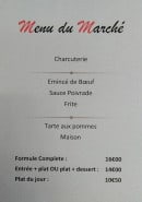 Menu Le Stella - Un exemple de menu du marché
