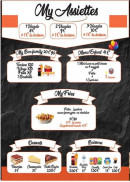 Menu O' My Tacos - Les assiettes, desserts et boissons,...