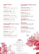 Carte et menu de Casa Amor à Ramatuelle — Mer, viandes d exception...