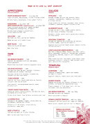 Carte et menu de Casa Amor à Ramatuelle — Premiers plaisirs, salades...