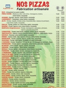 Menu Pizza Fanfan - Les pizzas