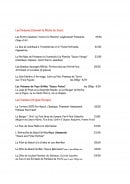 Carte et menu de La brasserie des iles à Hyeres — Les poissons et viandes