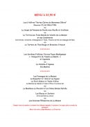 Carte et menu de La brasserie des iles à Hyeres — Le menu 32.9 €