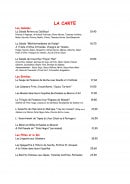 Carte et menu de La brasserie des iles à Hyeres — Les salades, entrées,....