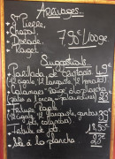 Carte et menu de Le Grand Baie à Hyeres — Exemple de menu