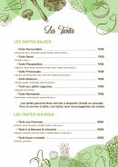 Menu Plaisir Glacé - Les tartes