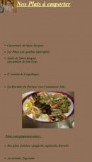 Carte et menu de Le Pique Bouffique à Les Salins d'Hyeres — Les plats à emporter