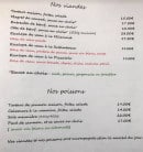Carte et menu de Il Forno à La Croix Valmer — Les viandes et poissons