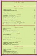 Menu Old Siam - Vins