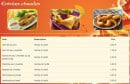 Carte et menu de Chez Tam à Saint Maximin la Sainte Baume — Les entrées chaudes
