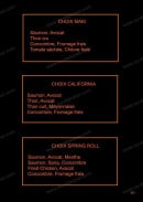 Carte et menu de Saga Sushi à Saint Maximin la Sainte Baume — Les sushis et tartares