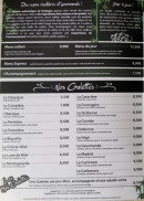 Menu Crêperie L'Arcade - Les repas, gourmands et galettes