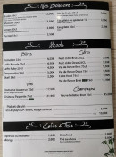 Menu Crêperie L'Arcade - Les boissons, alcools et cafés, thés