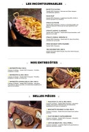 Menu Hippopotamus - Les incontournables, entrecôtes, ...