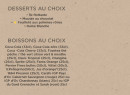 Menu Hippopotamus - Menu coup de coeur suite