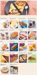 Menu La Croissanterie - Les desserts