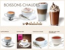 Menu La Croissanterie - Les boissons chaudes