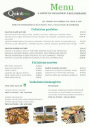 Menu Quintera - Les collations gaufrées, collations sucrées, ...