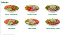 Menu Subway - Les salades