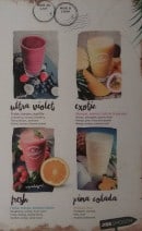 Menu Le P'tit Encas - Les smoothies suite