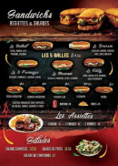 Menu Pastas vs Tacos - Sandwiches, assiettes et salades