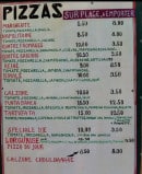 Menu La Main à la Pâte - Les  pizzas sur place