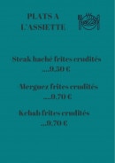 Menu Snack Du Rocher - Les plats à l&#039;assiette