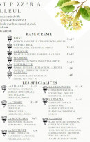 Menu Le Tilleul - Les pizzas (suite)