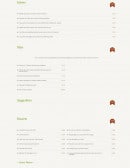 Carte et menu de L’Auberge de la Table ronde à Vinon sur Verdon — Entrées, viandes, desserts,...