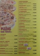 Menu Vinon Pizzas - Pizzas 