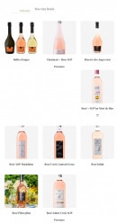 Menu Le Patriarche - Les vins rosés