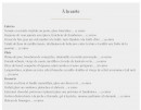 Menu Le Patriarche - La carte