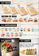 Menu Coti'tacos burger - Les tacos, suppléments, ...