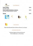 Menu La Tarente - Les desserts,...