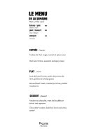 Menu Picotte Provence - Menu midi