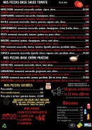 Menu Pizz'A4 - Les pizzas