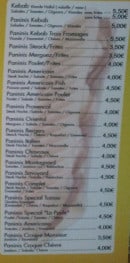 Menu Pizza Toinou - Les sandwiches