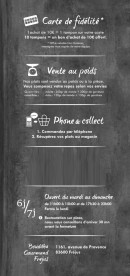 Menu Bouddha Gourmand - Les informations