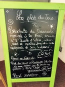 Menu Casa Valentino - Exemple des plats du jour