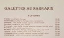 Menu Crêperie Cadet Rousselle - Les galettes suite