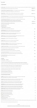 Menu Le Dit Vin - La carte