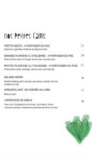 Menu Amici - Les petites faims