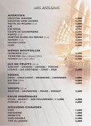 Menu Asia - les boissons