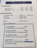 Menu Bistrot Loudet - Les huitres, plateaux...