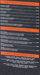 Menu La P'tite Moulerie - Les desserts, coupes glacées et glace à composer
