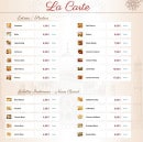 Menu Le Kashmir - Entrées et galettes indiennes 