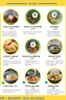 Menu Petite Hainan - Les plats
