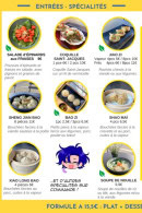 Menu Petite Hainan - Les entrées  et spécialités