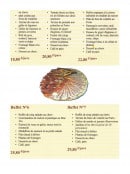 Menu Taiina - Les buffets suite